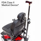 Cane Crutch Holder (Power Wheel Accessories)